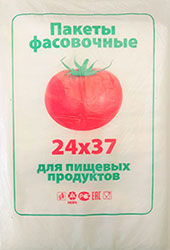 Полиэтиленовый пакет ПНД фасовочный 24х37х10 помидор 400/20 в Астрахани - купить оптом от производителя ПК Котово Полимер