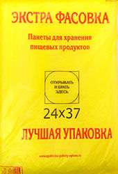 Полиэтиленовый пакет ПНД фасовочный 24х37х8 экстра 450/20 в Астрахани - купить оптом от производителя ПК Котово Полимер