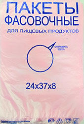 Полиэтиленовый пакет ПНД фасовочный 24х37х8 250/40 в Астрахани - купить оптом от производителя ПК Котово Полимер